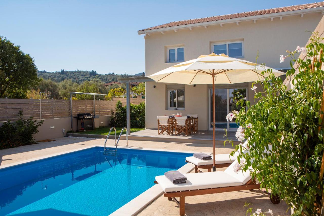 Apolpaina Grappolo Lefkada Villas - Villa Vertzami Just 2 Km From Lefkada Town מראה חיצוני תמונה